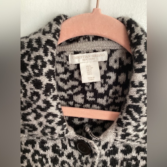 CHRISTIAN SIRIANO Sweater Coat size S - Picture 6 of 8